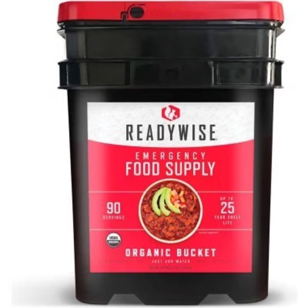 ReadyWise Organic Meals Bucket, 90 Servings, Wise Co Inc, Mfr#: 05-825